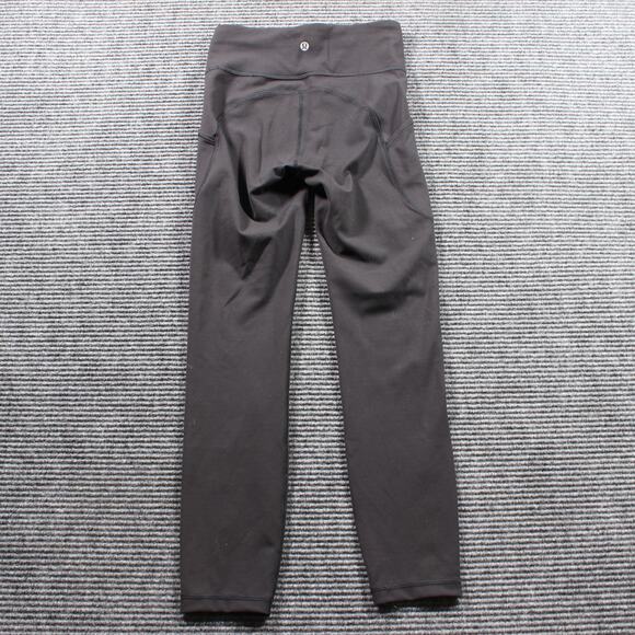 Lululemon Fast and Free Tight Women's 4 Black High Rise Nulux 25 - Picture 5 of 8